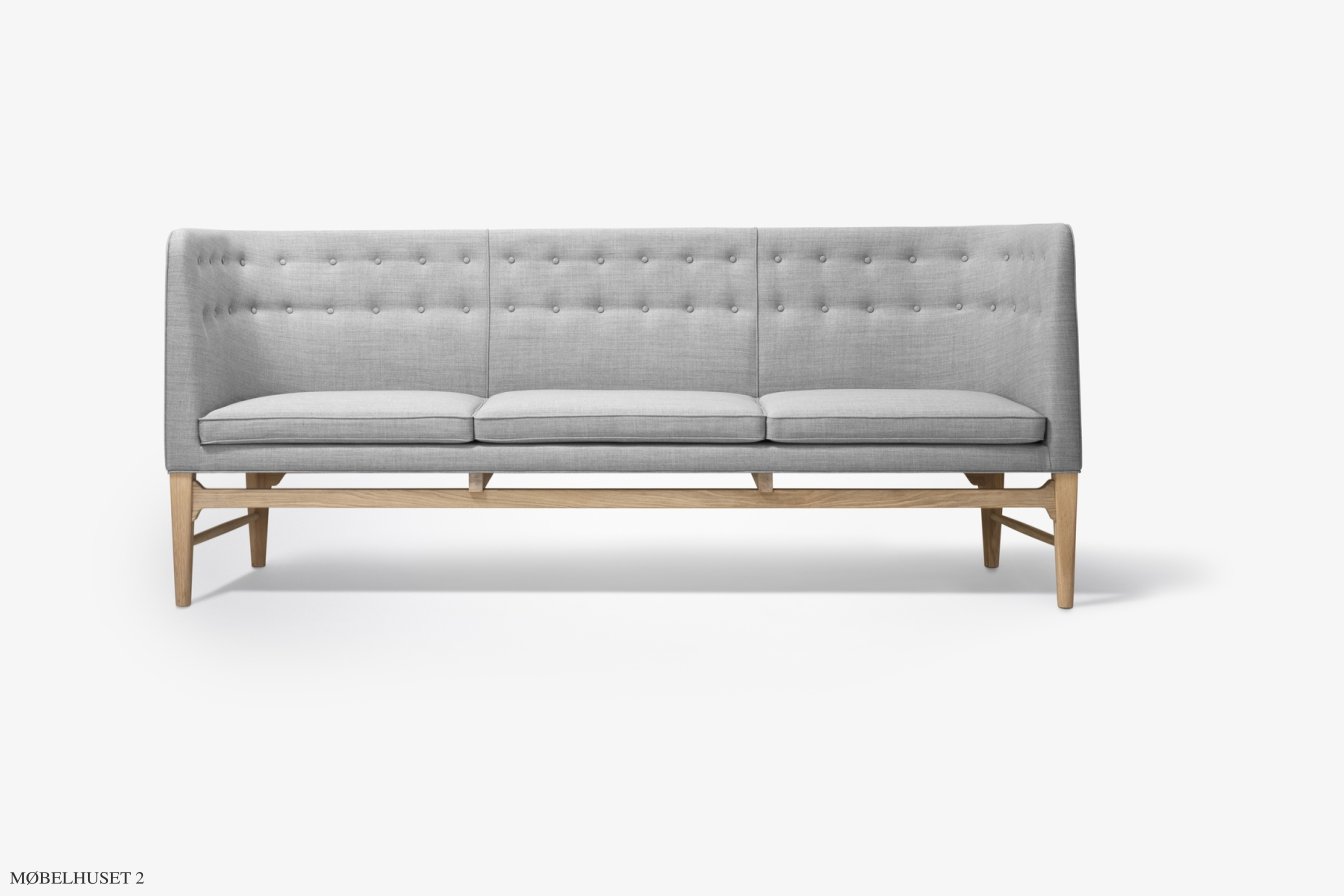 Mayor AJ5 Sofa, Eiche ge�lt, Fiord 121 | &Tradition