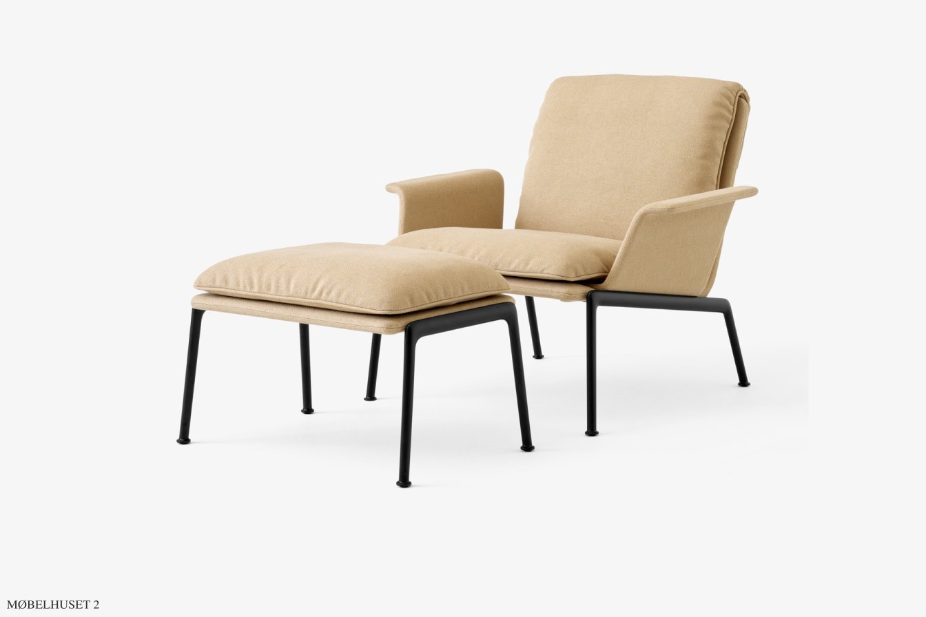 Muno LN20 Bank, Warm Black, Clay 0007 | &Tradition
