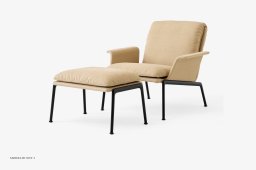 Muno LN20 Bank, Warm Black, Clay 0007 | &Tradition