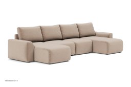 Norum U-Schlafsofa, Chunky-Armlehnen, Esina Mocha 417 | Innovation Living