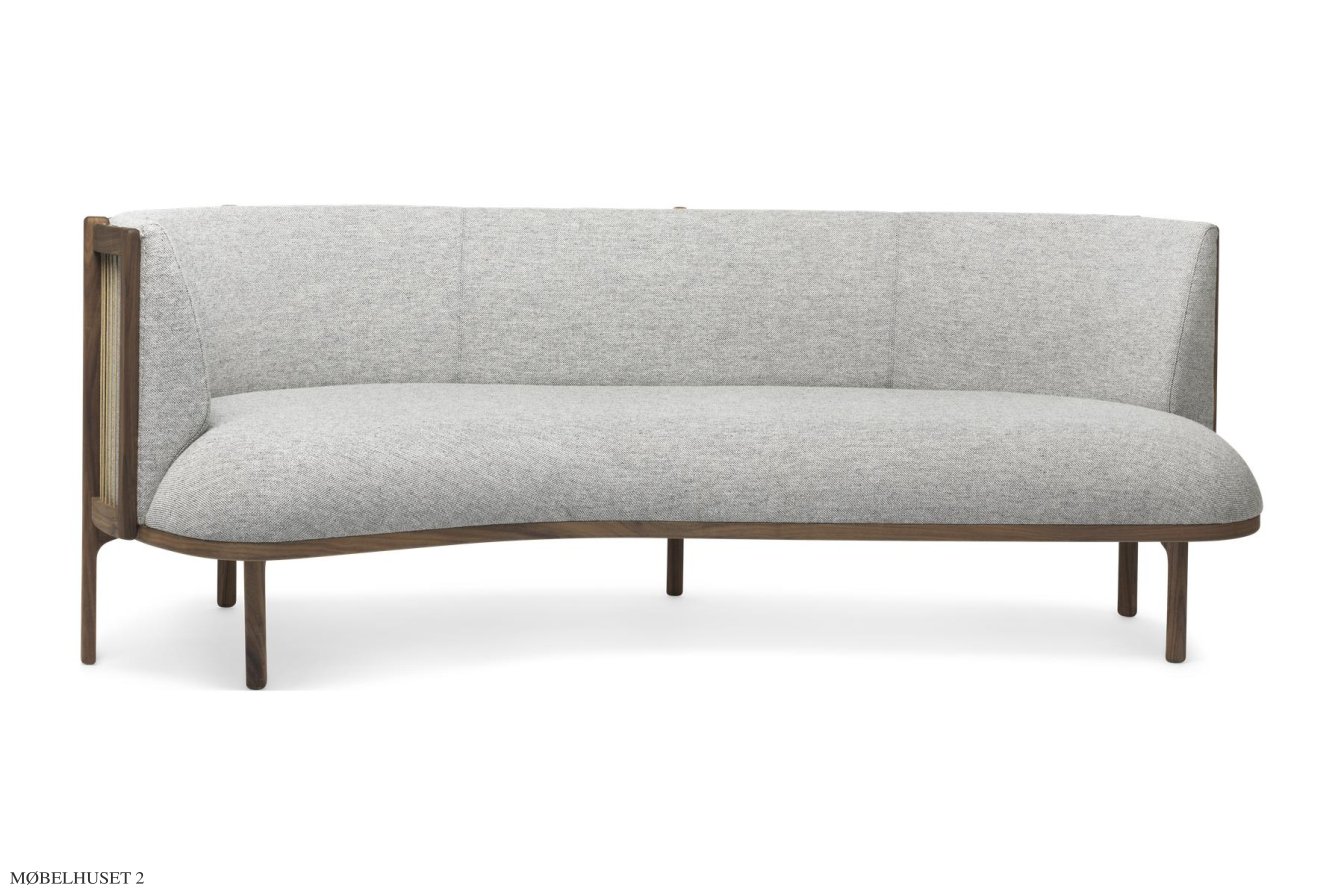 RF1903 Sideways Sofa, Walnuss ge�lt, Hallingdal, Hallingdal 116, Links | Carl Hansen & S�n