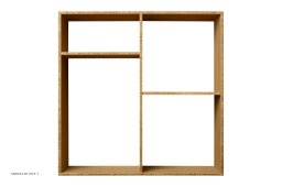 ATBO Raumteiler 70 x 70, Bambus klar ge�lt
