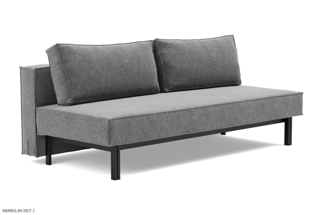 Sly sovesofa, Sly – sorte metalben, Twist Charcoal 563 | Innovation Living