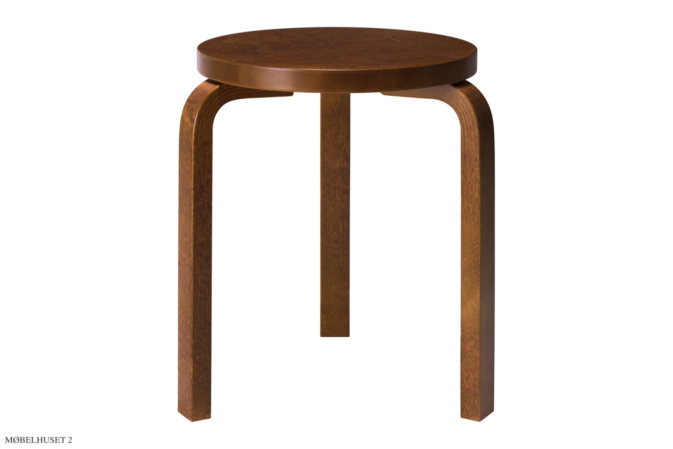 Stool 60 | Natur, Valn�d bejdse | Artek