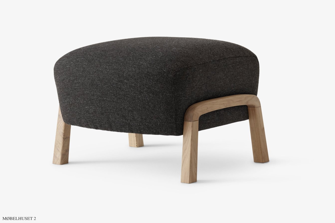 Wulff ATD3 Hocker, Eiche ge�lt, Hallingdal 376 | &Tradition