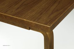 Aalto Table rectangular Tisch, Eiche Walnuss gebeizt, 182 x 91 cm (83) | Artek