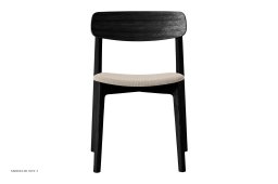 Anch Stol, Eiche schwarz matt lackiert, Gabriel Grain 61253 | Andersen Furniture