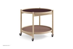 B�lling bakkebord Nano, Modell 60, Eiche unbehandelt, Wine – Burgund/Ros� | Brdr. Kr�ger