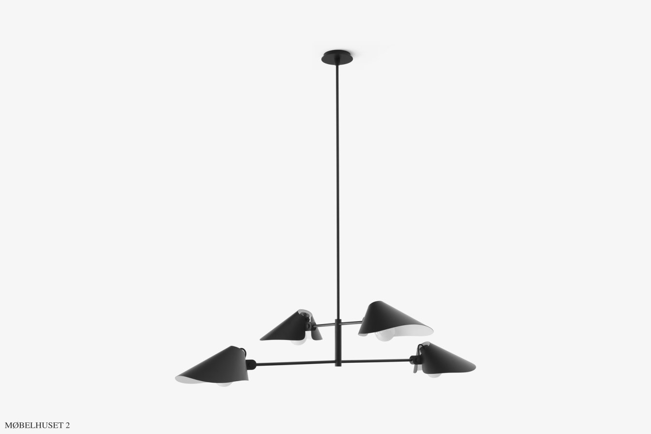 Bonnet SC91-SC93 lysekrone, SC93 - h�jde 140 cm, Black | &Tradition