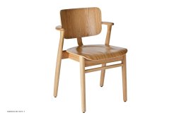 Domus Chair armstol, Lakeret eg | Artek