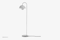 Flowerpot VP12 Stehleuchte, Chrome-plated | &Tradition