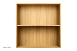ATBO Reol 70 x 70, Vandret mellemside, 30 cm, Eg klar olie