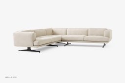 Inland AV41 Sofa, Warm Black, Cifrado 221 | &Tradition