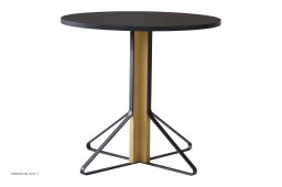Kaari Table REB 003 Tisch, Schwarz linoleum/Eiche natur | Artek