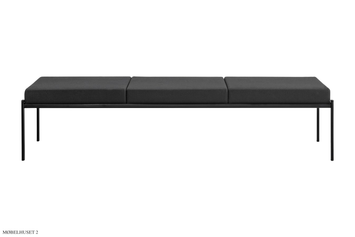 Kiki Bench Bank, 3 Sitzer/Stoff Hallingdal | Artek