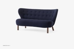 Little Petra VB2 Sofa, Walnuss ge�lt, Vidar 0554 | &Tradition