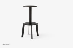 Massif AV39 & AV40 Hocker, AV40 - Barhocker, Dark Stained Oak & Warm Black | &Tradition