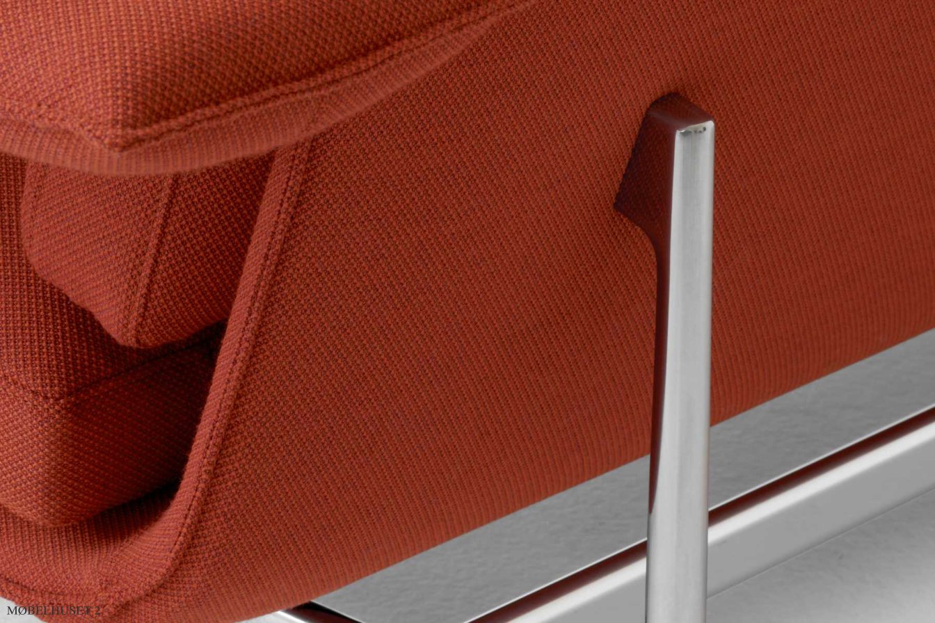 Meantime AV30 Sofa, Poliertes Aluminium, Fiord 0571 | &Tradition