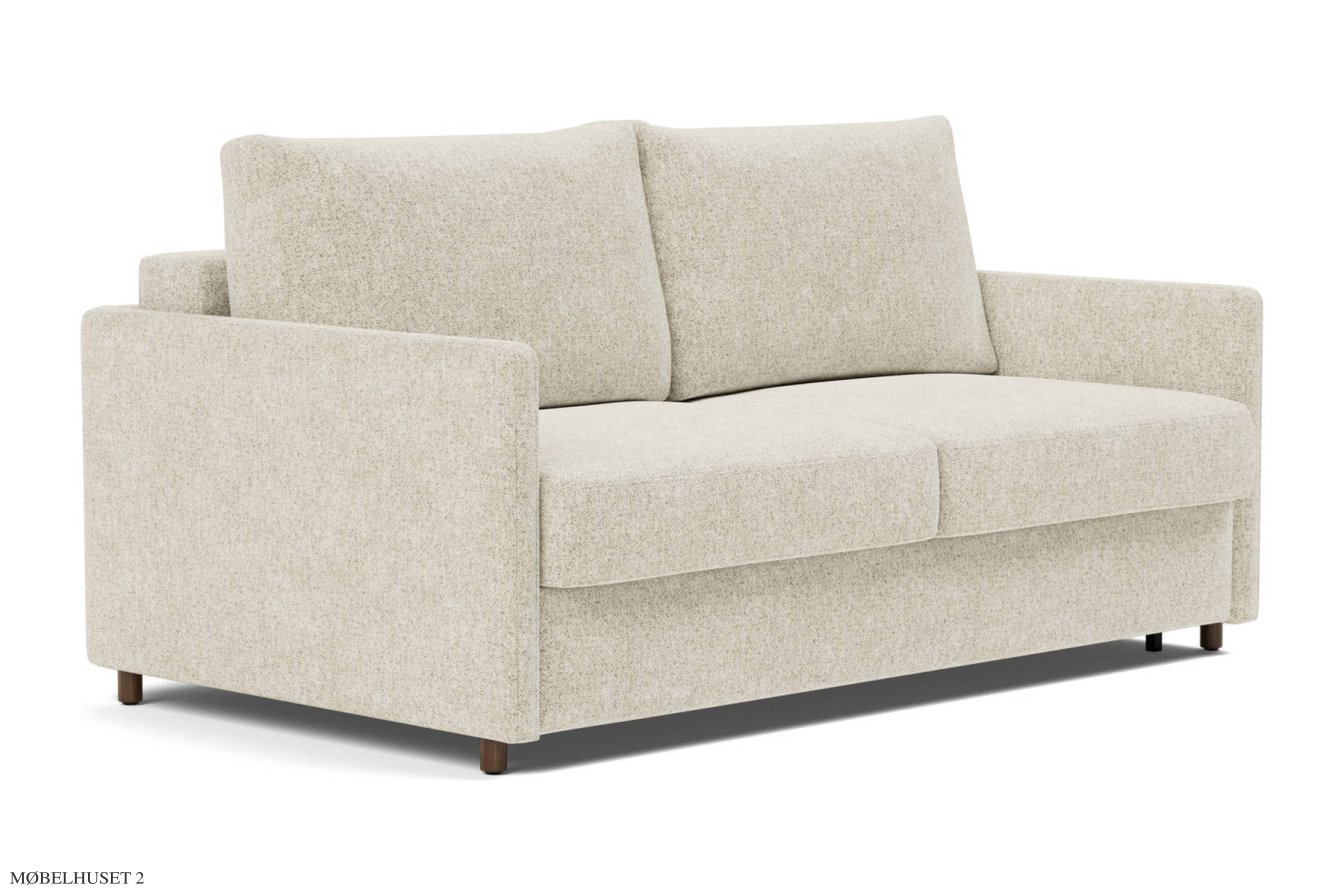 Neah Slim Schlafsofa, Schlafsofa 160 cm, Taura Off White 357 | Innovation Living