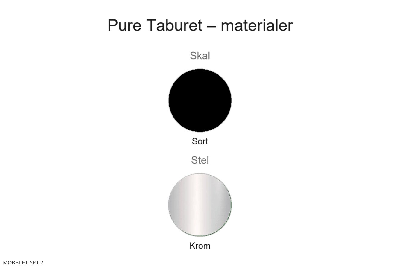 Pure Taburet, Material�bersicht | Andersen Furniture