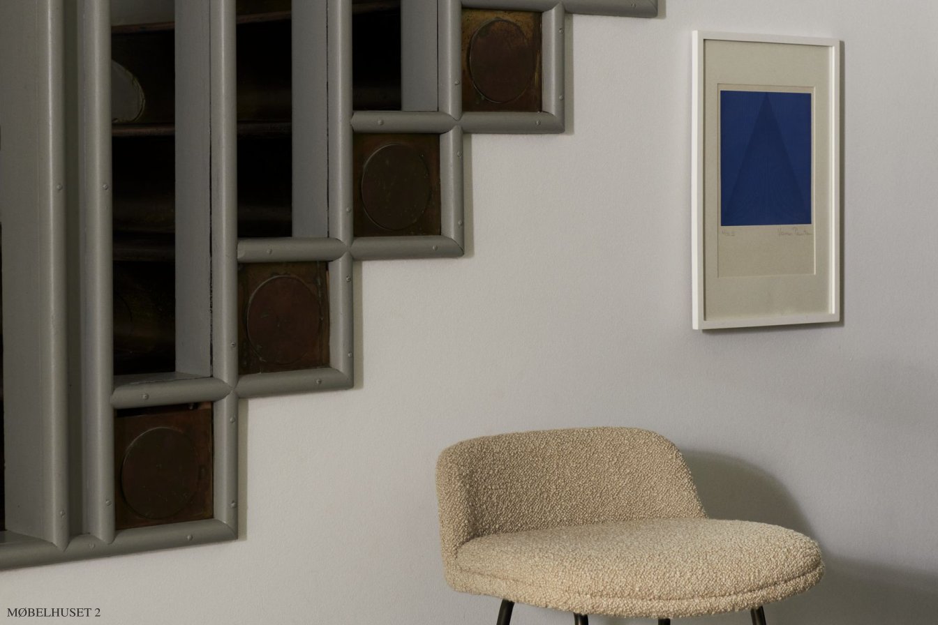 Rely HW84 Thekenhocker gepolstert mit Sitzkissen, Ambiente | &Tradition
