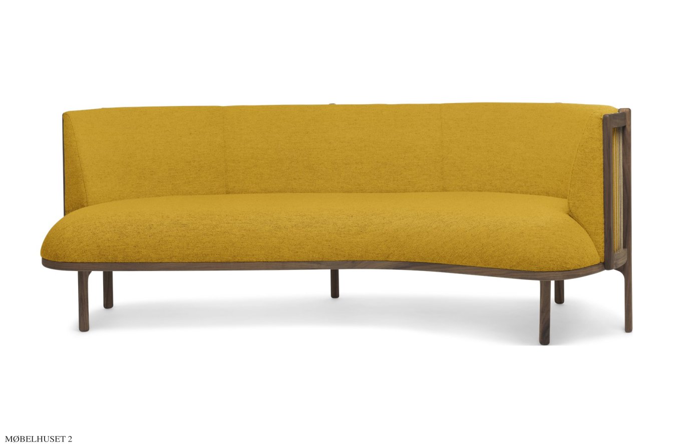 RF1903 Sideways Sofa, Walnuss ge�lt, Hallingdal, Hallingdal 457, Rechts | Carl Hansen & S�n