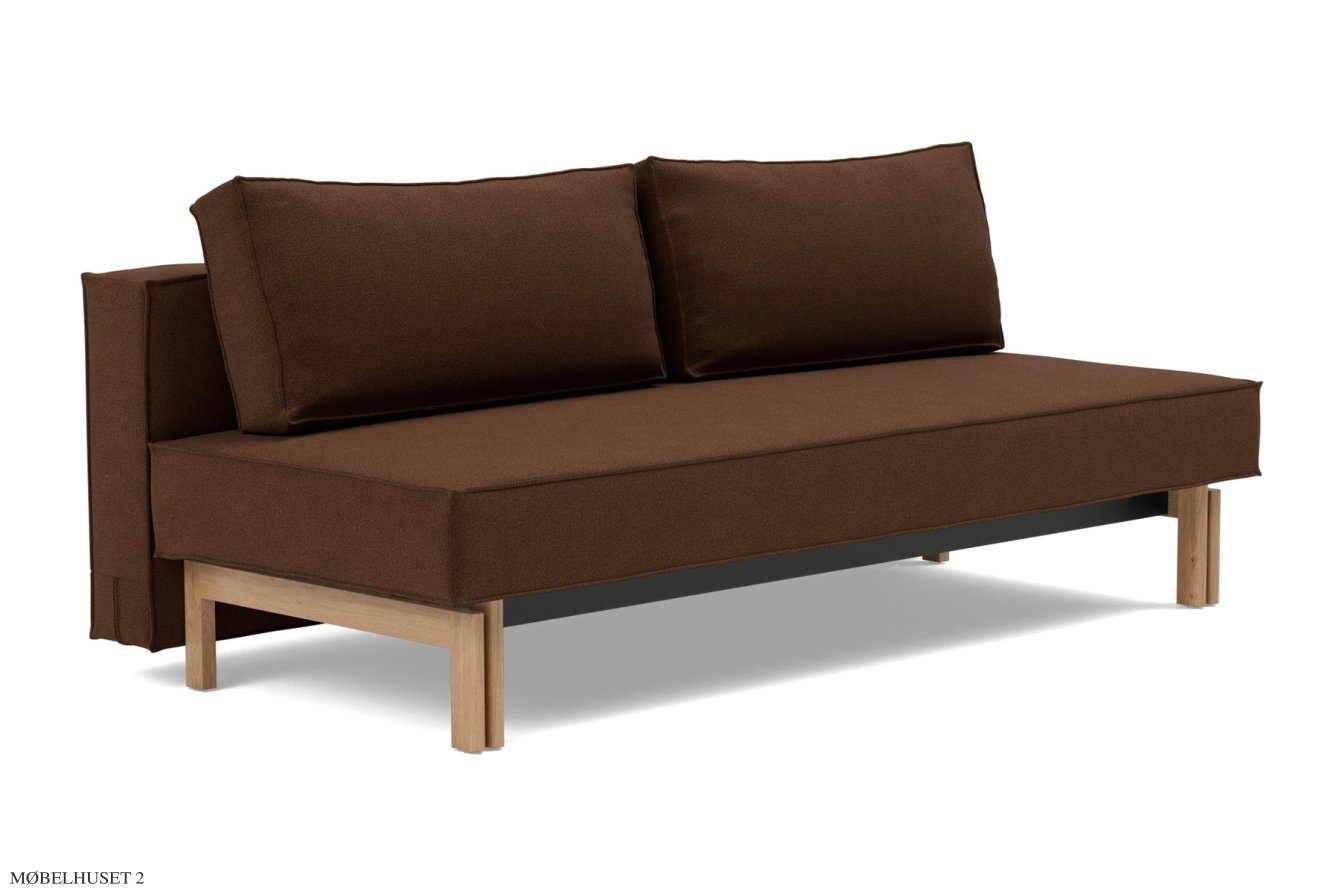 Sly sovesofa, Sly Wood – egetr�sben, Taura Cappuccino 359 | Innovation Living