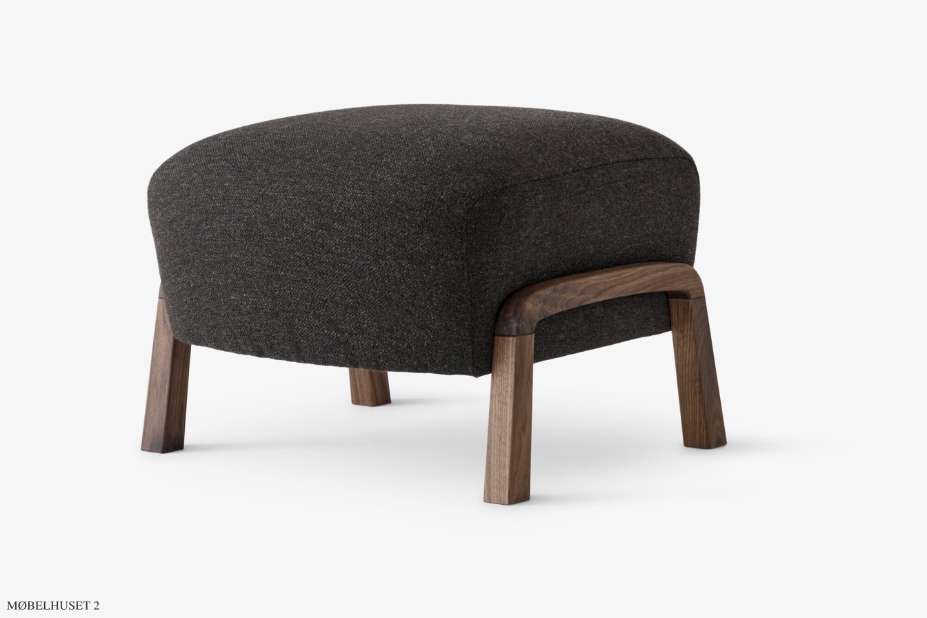 Wulff ATD3 Hocker, Walnuss ge�lt, Hallingdal 376 | &Tradition