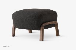 Wulff ATD3 Hocker, Walnuss ge�lt, Hallingdal 376 | &Tradition