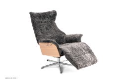 Air l�nestol med indbygget fodskammel, produktbillede | Conform