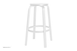 Bar Stool 64 | Farbe, Wei� lackiert, �54,5 x H75 cm | Artek