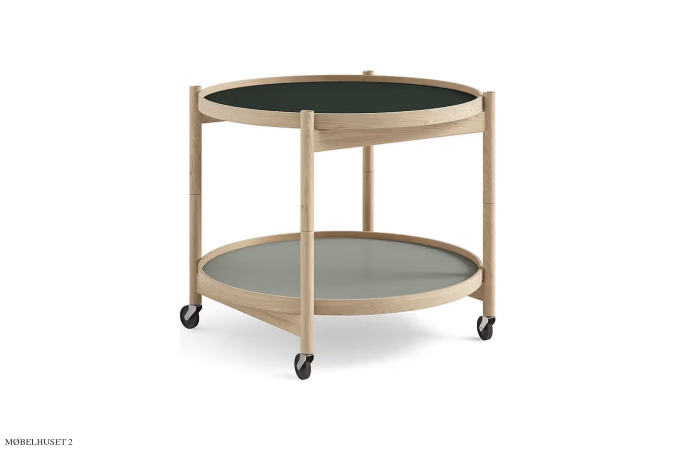 B�lling bakkebord Nano, Modell 60, Eiche unbehandelt, Forest – Kiefergr�n/Pastellgr�n | Brdr. Kr�ger