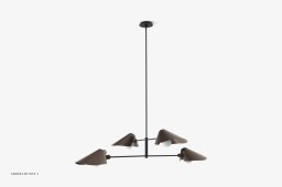 Bonnet SC91-SC93 lysekrone, SC93 - h�jde 140 cm, Black & Bronzed | &Tradition