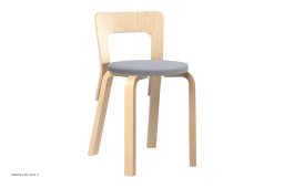 Chair 65 Esszimmerstuhl, Birke/Stoff Tonus | Artek
