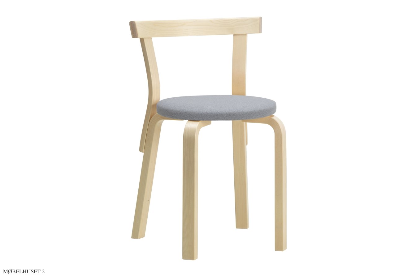 Chair 68 Esszimmerstuhl, Birke/Stoff Tonus | Artek