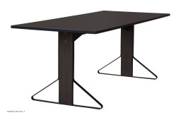 Kaari Table REB 001 Tisch, Schwarz linoleum/schwarz lackiert Eiche | Artek