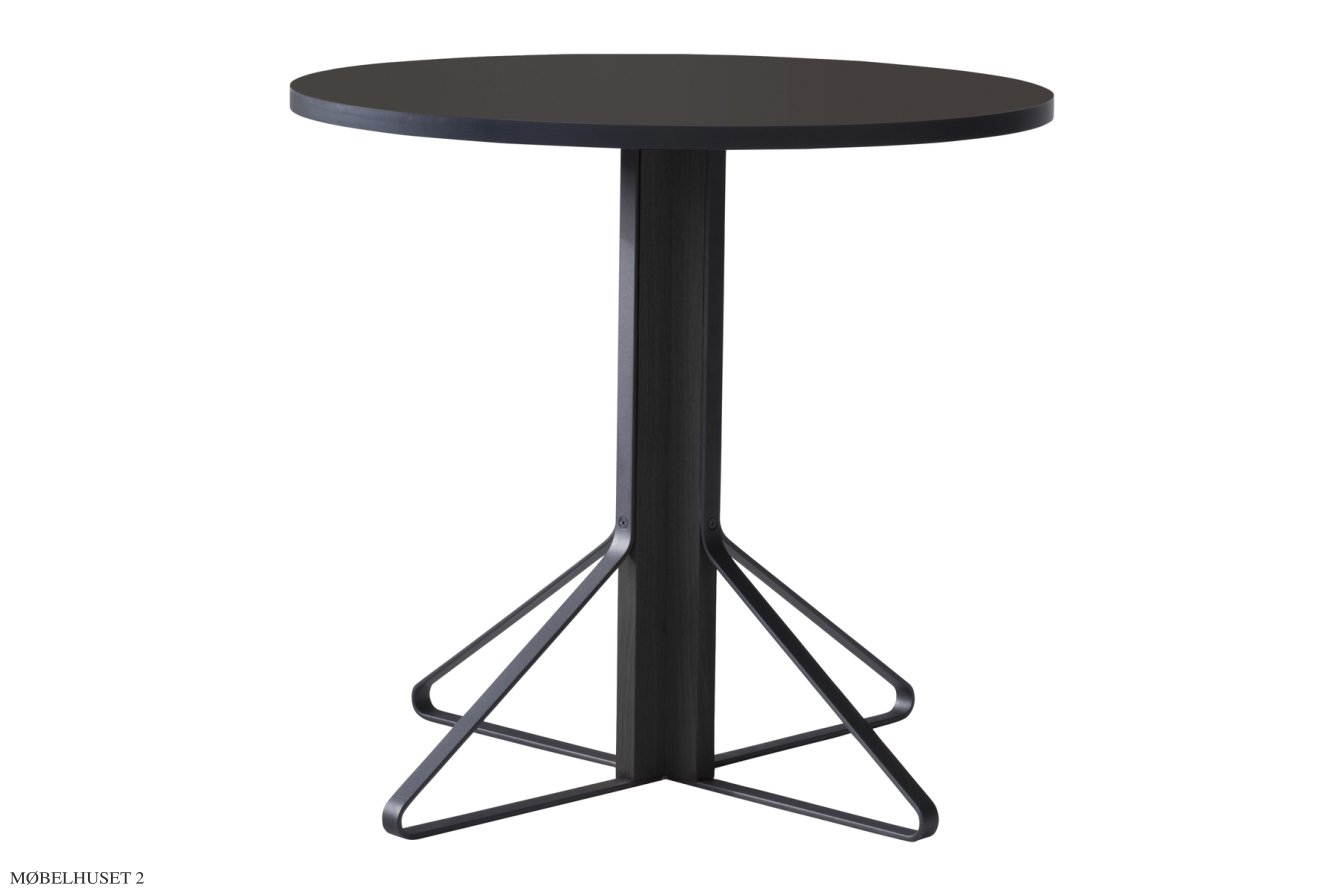 Kaari Table REB 003 Tisch, Schwarz linoleum/schwarz lackiert Eiche | Artek