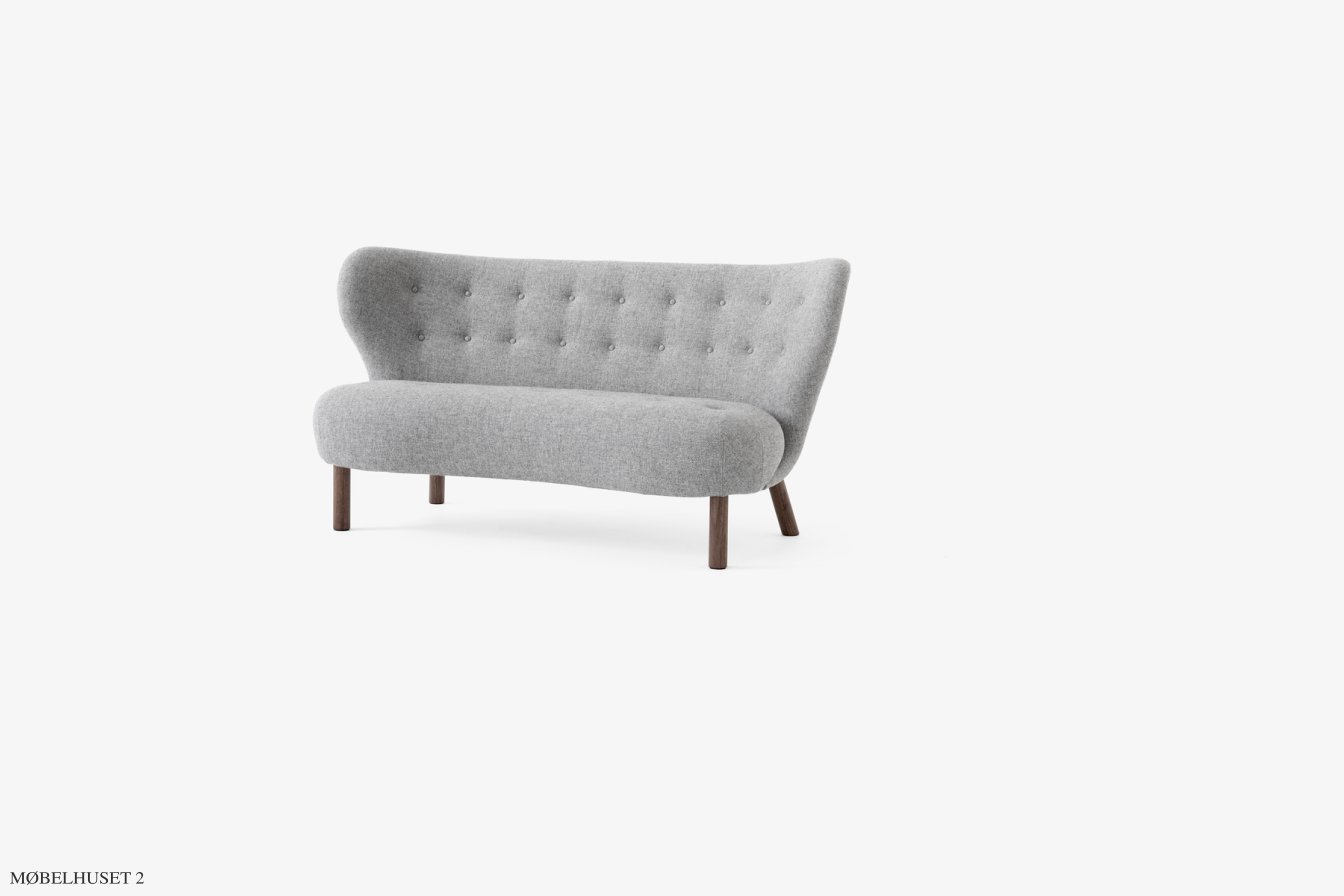Little Petra VB2 Sofa, Walnuss ge�lt, Hallingdal 130 | &Tradition