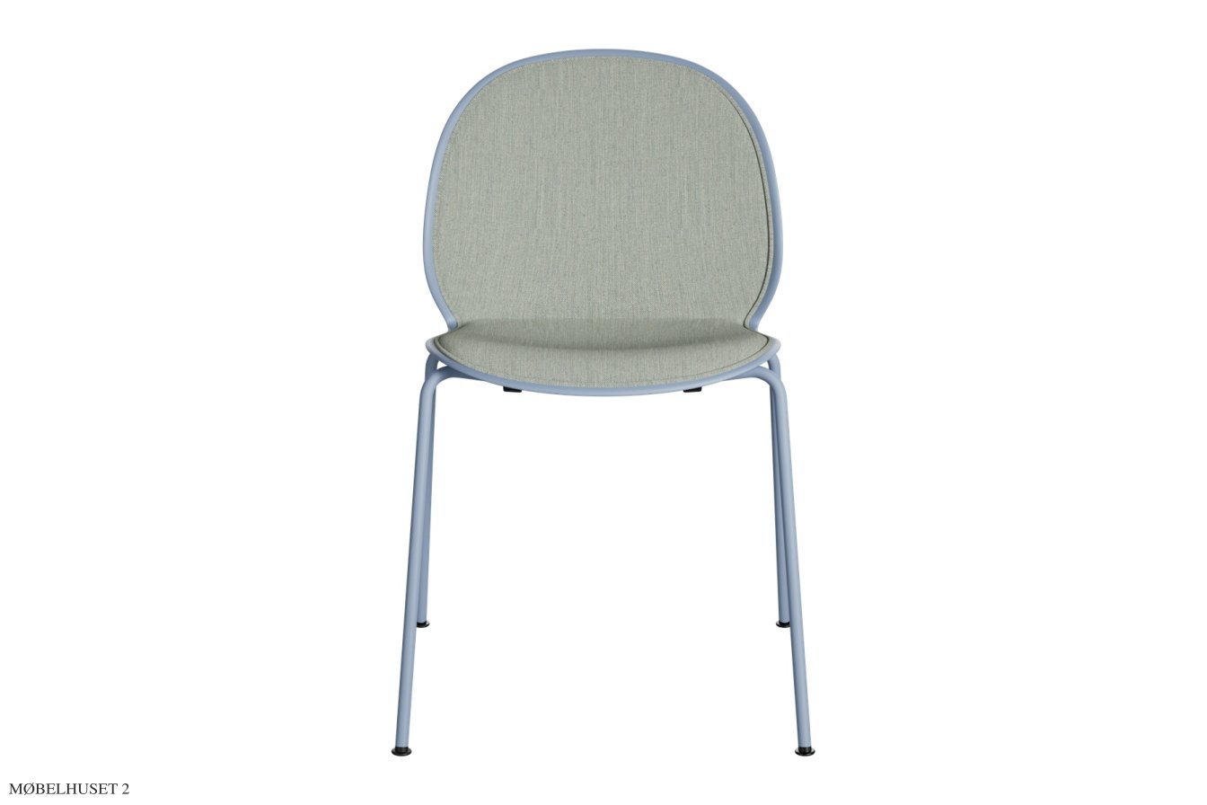 N02 Recycle N02-10 Stuhl, Frontpolster, Light Blue | Fritz Hansen
