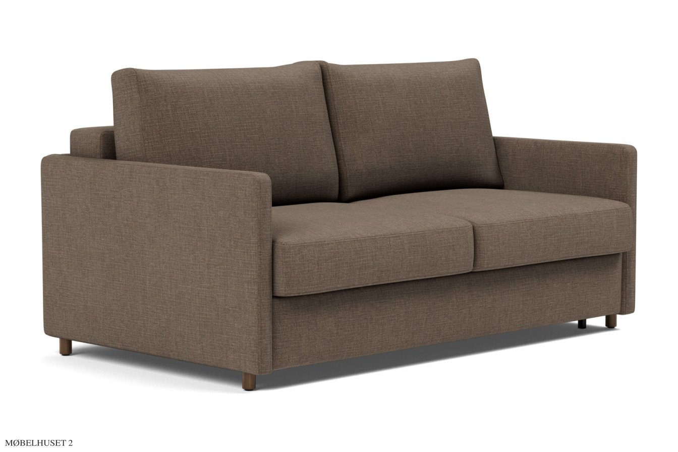 Neah Slim Schlafsofa, Schlafsofa 160 cm, Esina Cedar Brown 411 | Innovation Living