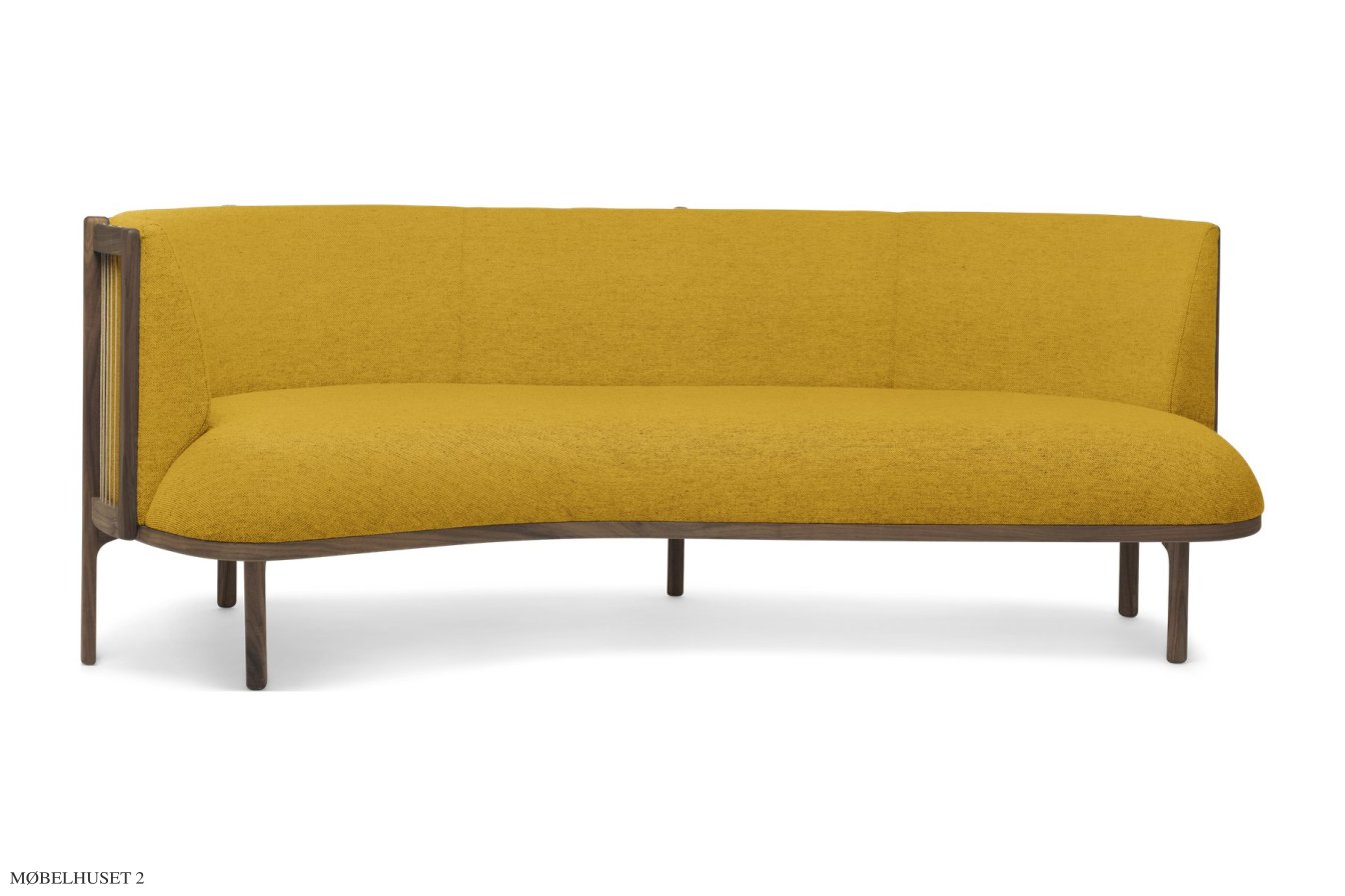 RF1903 Sideways Sofa, Walnuss ge�lt, Hallingdal, Hallingdal 457, Links | Carl Hansen & S�n