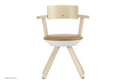 Rival Chair Drehstuhl, Birke/Leder caramel | Artek