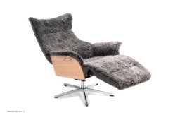 Air l�nestol med indbygget fodskammel, produktbillede | Conform