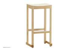 Atelier Bar Stool Barhocker, Buche lackiert, H75 cm | Artek