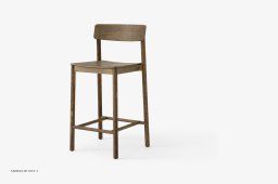 Betty TK12 & TK13 Thekenstuhl, TK13 - Sitz aus Furnier, Eiche ger�uchert ge�lt, Furnier | &Tradition