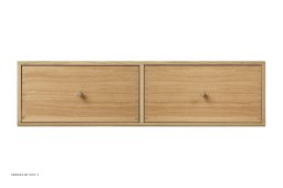 ATBO Entr�reol med skuffer 18 x 70, Eg mat lak