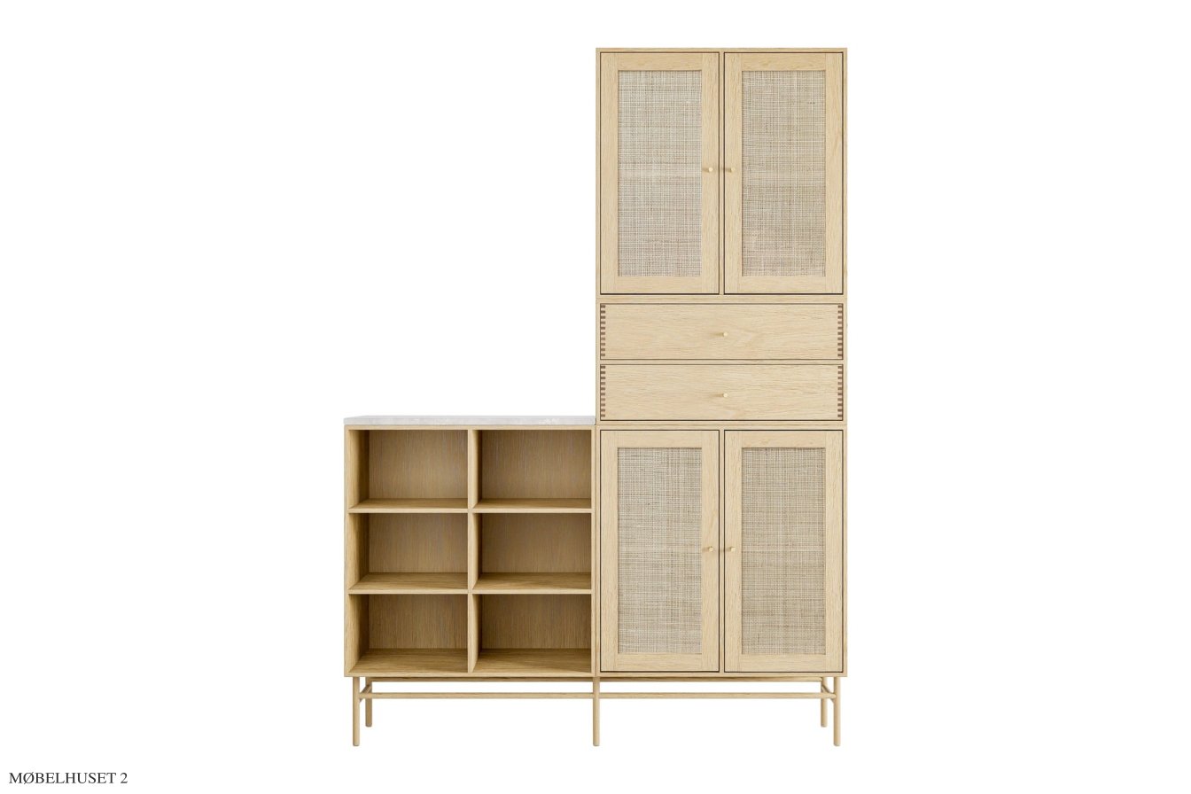 ATBO Garderobe 195 x 140, Eg mat lak