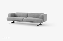 Inland AV23 Sofa, Warm Black, Hallingdal 130 | &Tradition
