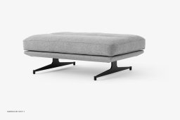 Inland AV32 Bank, Warm Black, Hallingdal 130 | &Tradition
