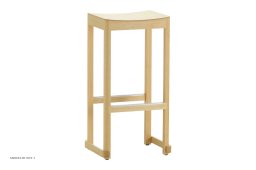 Atelier Bar Stool Barhocker, Esche lackiert, H75 cm | Artek